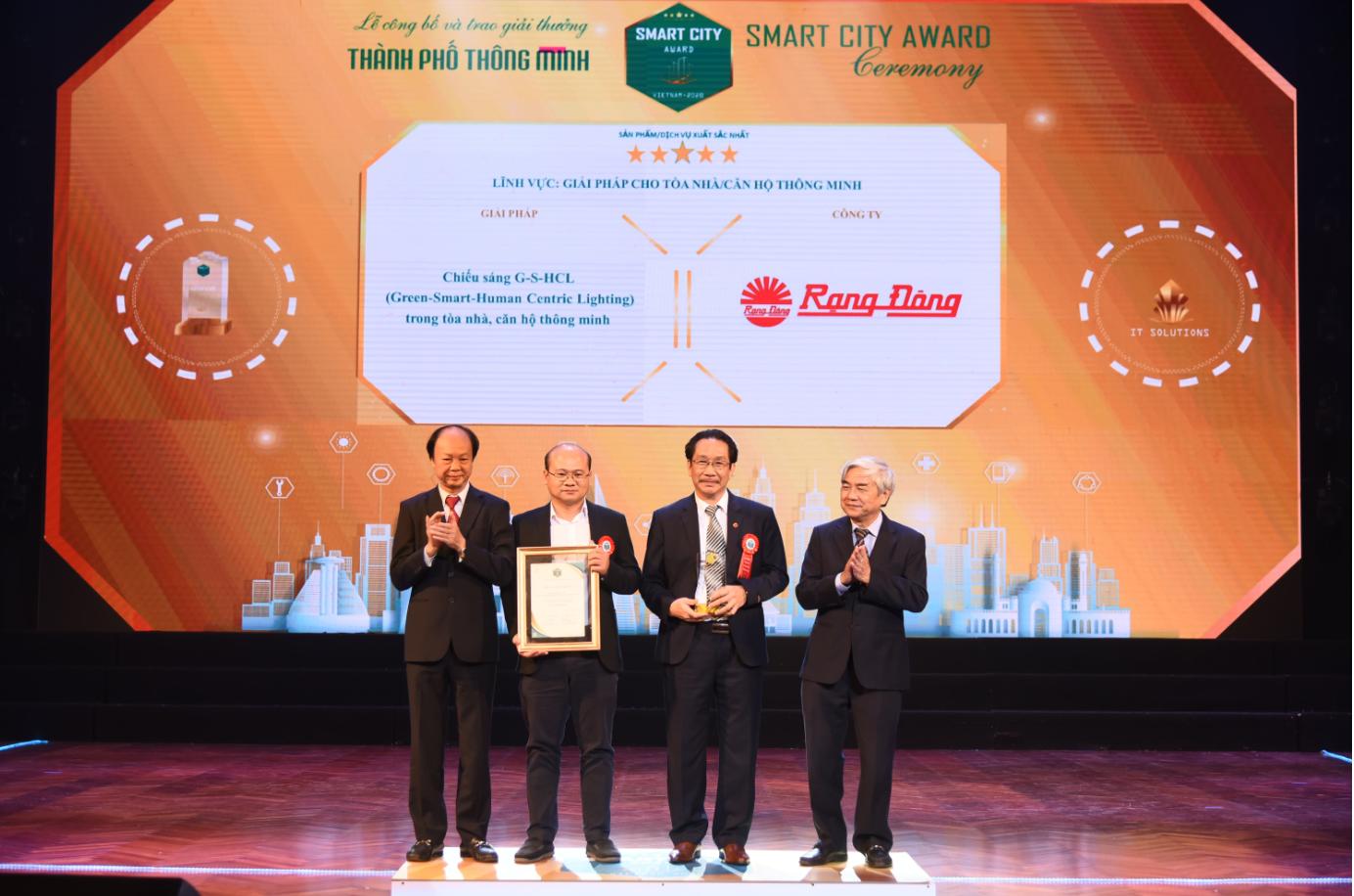 Rạng Đông xuất sắc đạt giải thưởng Thành phố thông minh Việt Nam 2020
